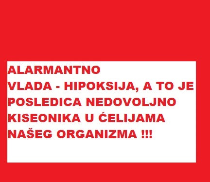 U ANALIZAMA KOJE RADIMO OVIH DANA ENORMAN PORAST BROJA LJUDI SA IZRAŽENOM HIPOKSIJOM